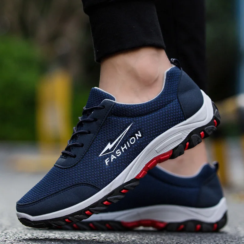 

2021 spring fashion men's shoes outdoor mountaineering men's sports shoes breathable non-slip daily casual shoes