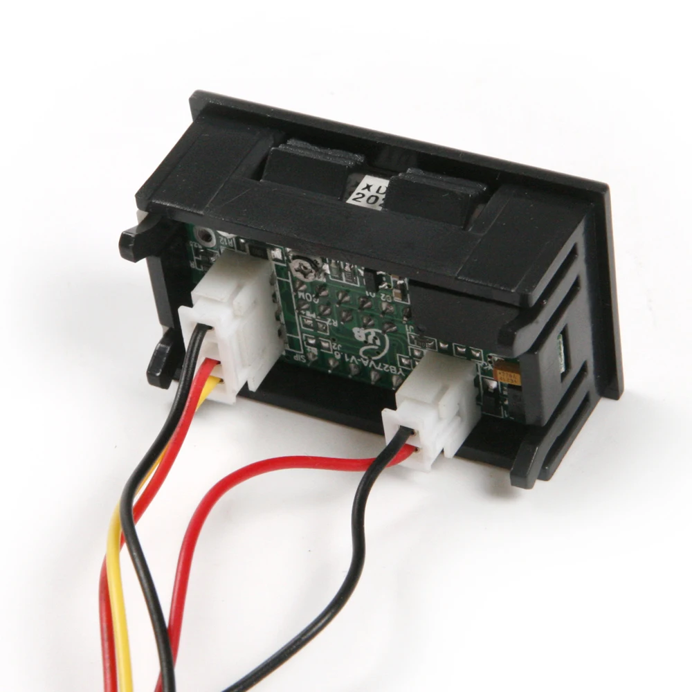 

1pcs Digital DC Voltmeter Ammeter 5 Wires 10A Voltage Current Meter Power Supply Red Blue LED Dual Display