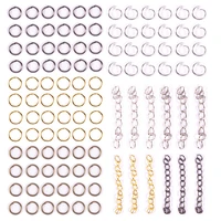 50pcs key chain ring metal split rings 4050mm golden silver stainless steel flat rings for keys organization jewlery making