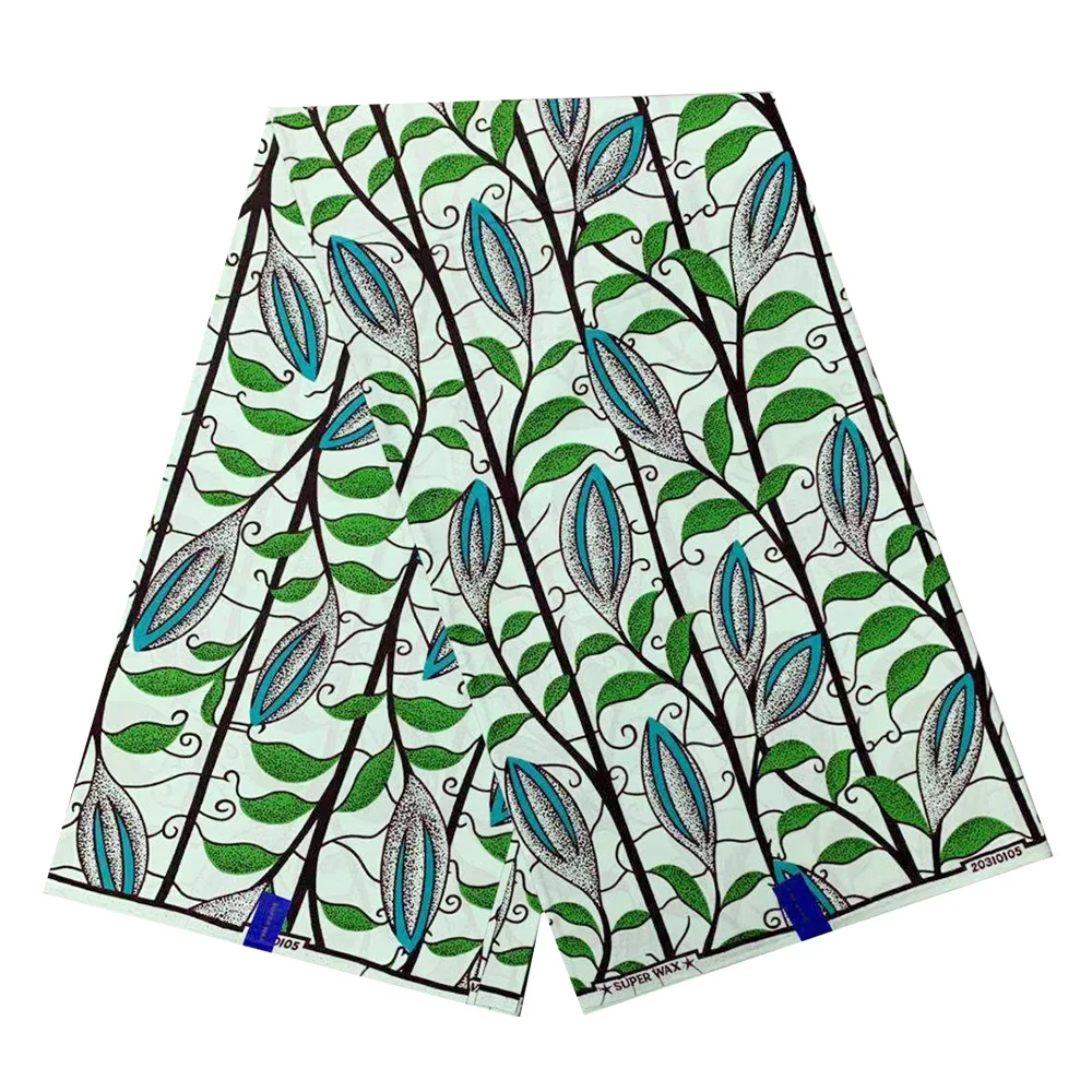 2020 модный настоящий восковой принт тюль Анкара ткань африканский материал воска