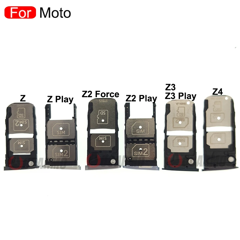Держатель слота для SIM-карты гнездо адаптера Motorola Moto Z Z2 Z3 Play Z4 Force запасные части |