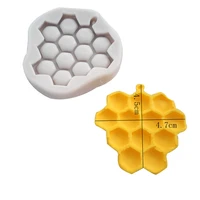 small silicone fondant molds diy honeycomb cakes molds chocolate baking kitchen food grade cake decorations 3d mould for kitchen