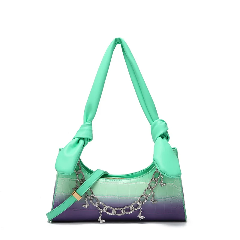 

Retro Casual Women's Totes Shoulder Bag Fashion Alligator Pattern Shopping Bag Leather Handbags Women Baguette Package Frog Bags