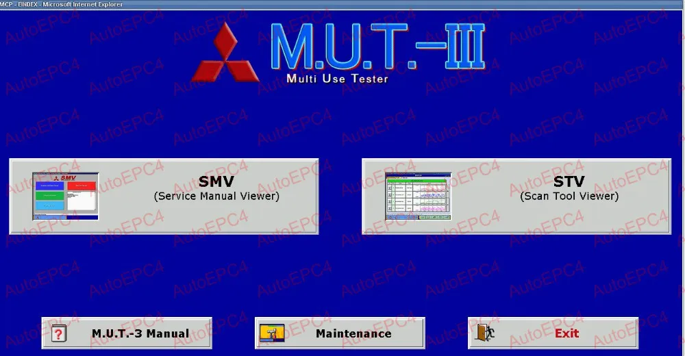M.U.T III PRE 20091 00 [11 2020] диагностическое программное обеспечение для Mitsubishi|diagnostic