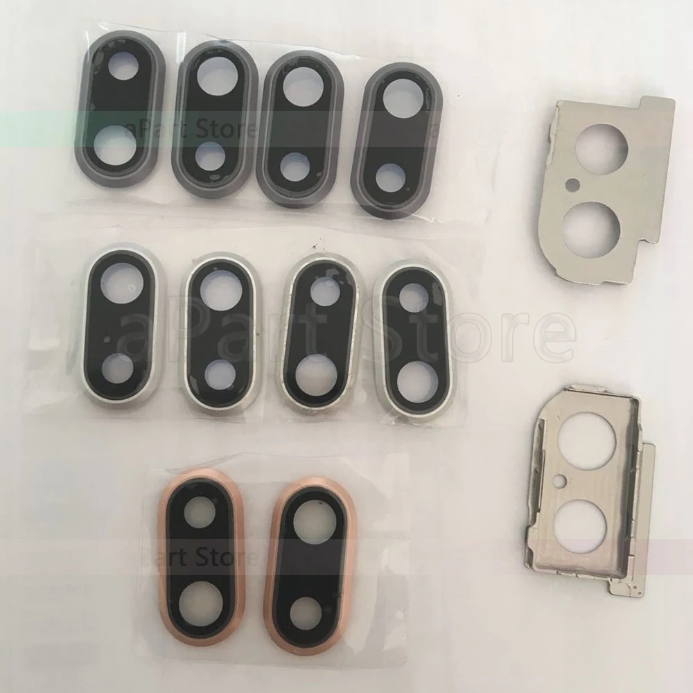 Для iPhone X Xs Max XR сапфировое стекло задняя камера стекло объектив кольцо Крышка Оригинальная Запасная часть