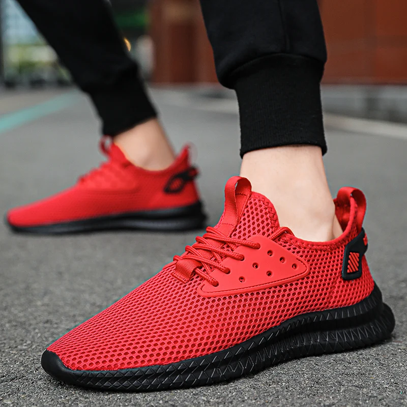 

Men Summer Big Size 48 Running Shoes Lightweight Mesh Jogging Sneakers Non-slip Outdoor Walking Tennis Sport Shoes Zapatillas