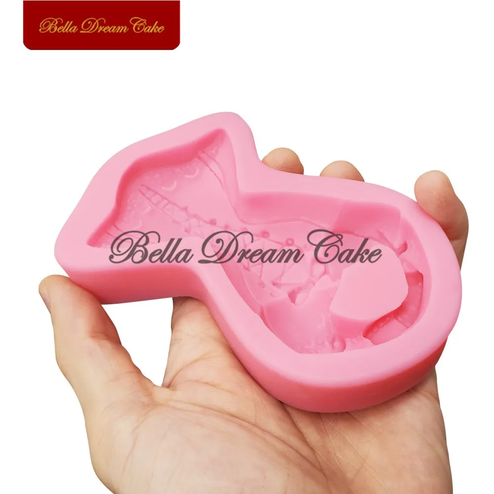 Женская силиконовая форма для платья формы мастики и торта инструменты
