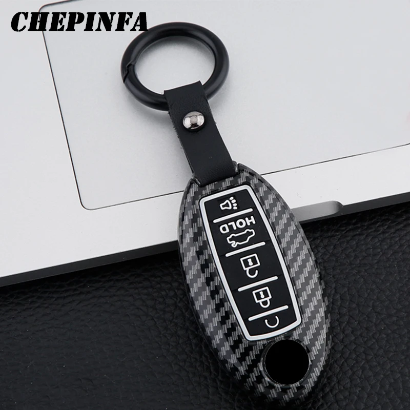 

ABS Car Key Case Full Cover For Nissan Tidda Livida X-Trail T31 T32 Qashqai Teana March Juke Infiniti EX FX G25 FX35 EX35 M35