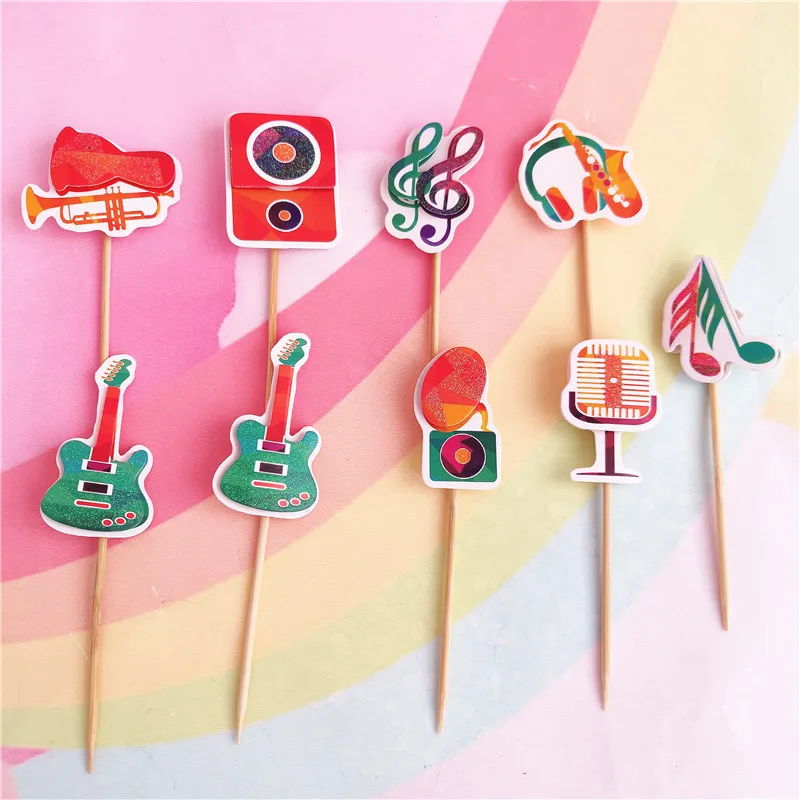 10 шт. динозавр капкейк Топпер мультфильм самолет Деревня Стиль торт Для детей