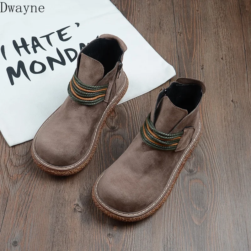 Короткие женские ботинки в британском стиле мартинсы ботильоны ретро Мори на