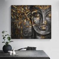 abstract buddhism posters and prints wall art canvas painting buddhist mood pictures for living room home buddha decoration