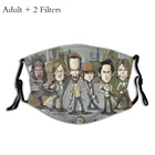 Маска из сериала Ходячие мертвецы, Рик Граймс, маска для лица из сериала ужасы, маска Кенни дуркина, маска для рта с фильтрами