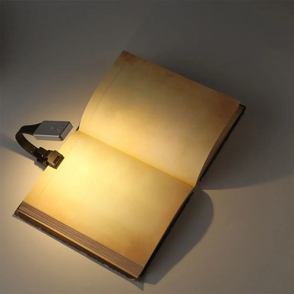 

USB Multi-Function Mini Portable Three-Color Temperature Stepless Dimming Eye Protection Reading Light 3 Brightness And Color