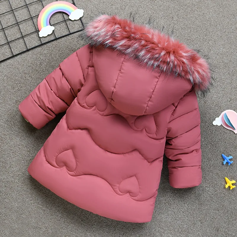 Зимнее пальто для малышей Новинка 2019 года детская одежда парка плотные зимние