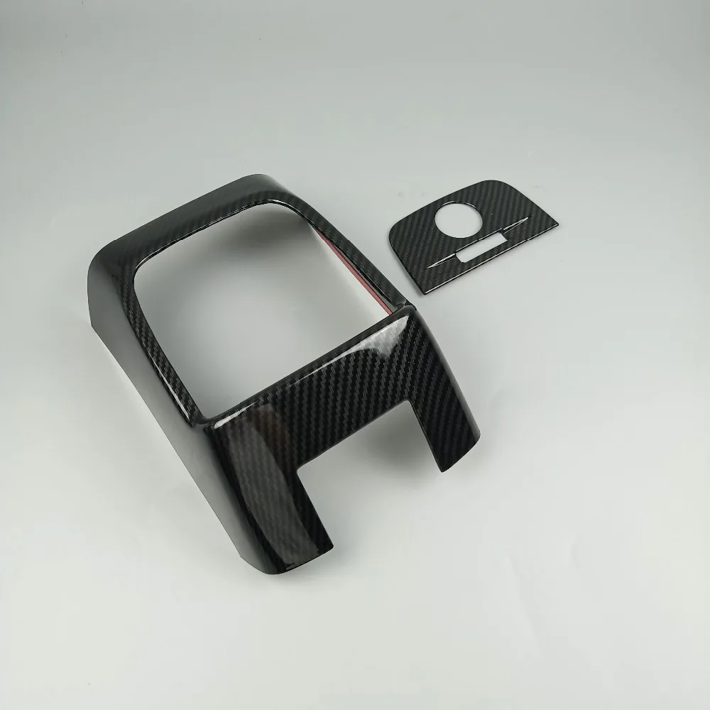 Центральная консоль задняя внутренняя декоративная крышка из углеродного