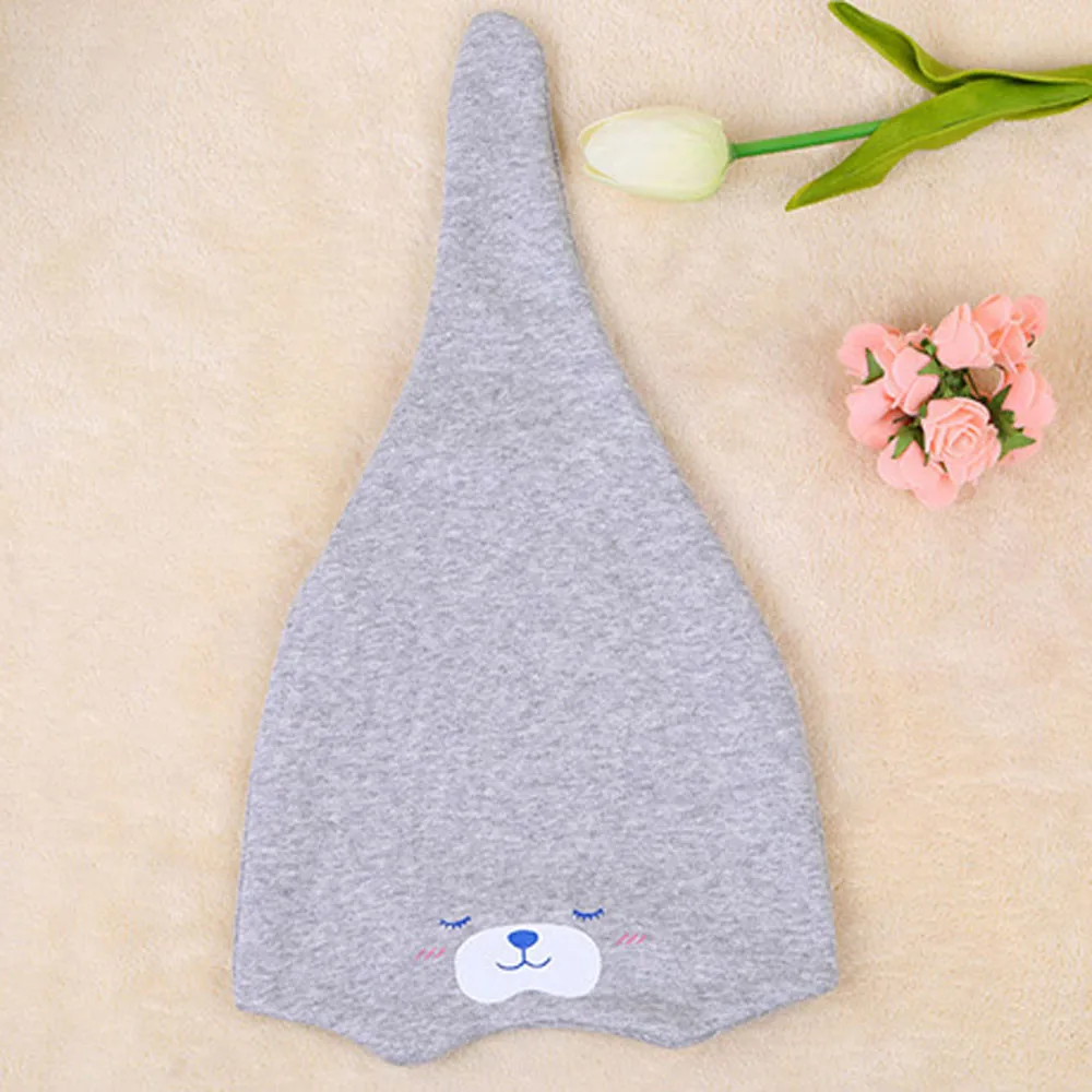 Новинка 2019 Милая шапка для маленьких девочек и мальчиков хлопковая сна с