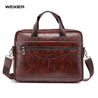 vintage men briefcase messenger bag casual mens bag shoulder bags handbags laptop bag mens briefcases office business tote bag
