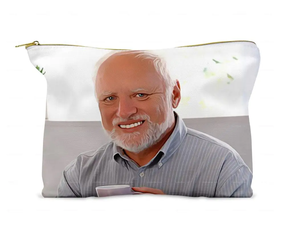 Гарольд и чашка чая косметичка дорожный размер туалетные принадлежности на