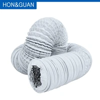 48 flexible aluminium foil ducting hose for inline duct fan exhaust extractor ventilation pipe outlet air vent 5m 10m