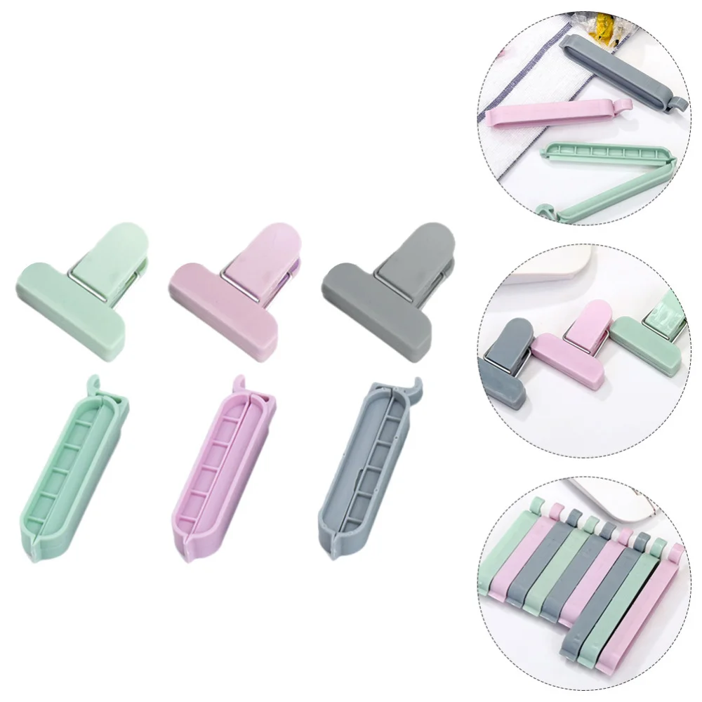 

1 Set 36Pcs Snack Bag Sealing Clips Fresh-keeping Sealing Clips (Assorted Color)