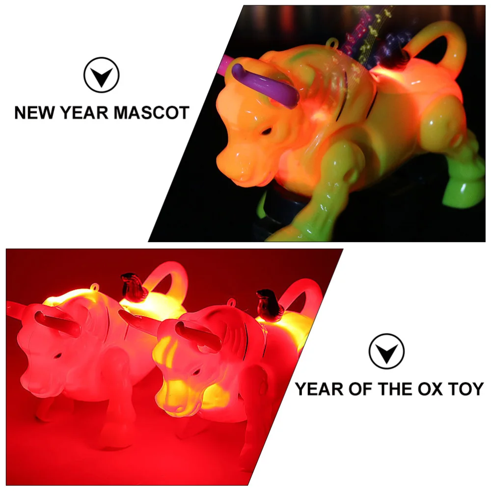 

1Pc Electric Musical Bull Interactive Luminous Plaything for Children
