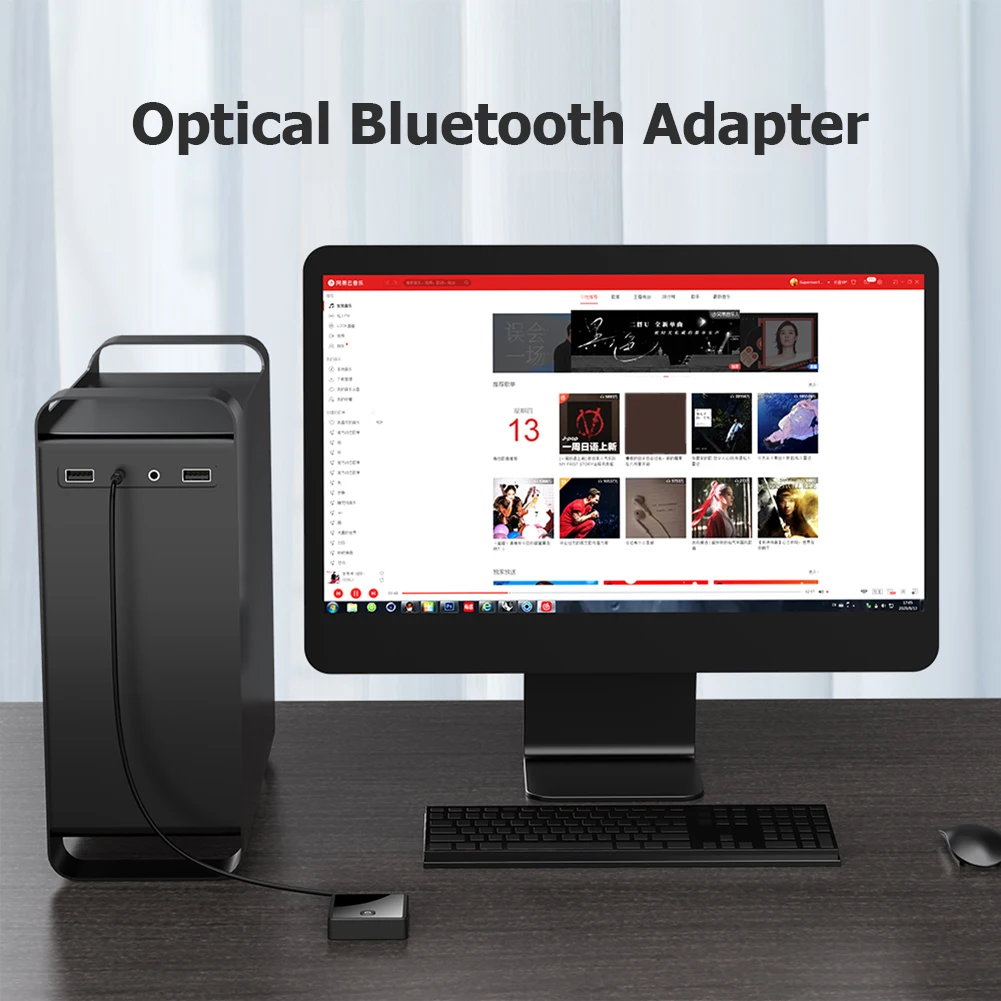 

Bluetooth-compatible 5.0 Audio Receiver Transmitter 3.5mm AUX Jack SPDIF Wireless Music Adapter for TV Amplifier Speaker PC