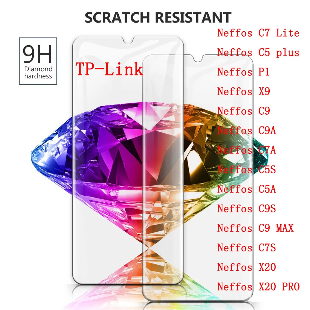 Экран Защитная пленка для TP-Link Neffos C9 C9A C7A C5S C5A C9S C9 MAX C7 Lite C5 плюс P1 X9 C7S X20 Pro закаленное стекло