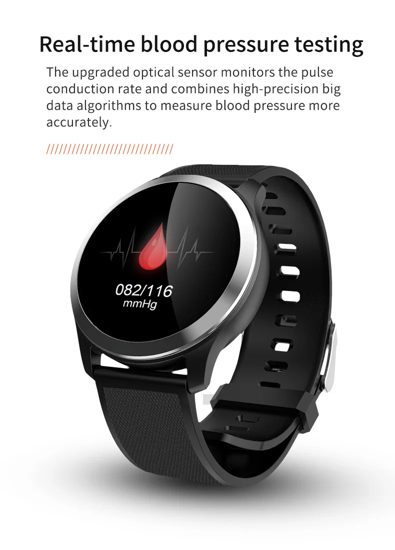 LEMDIOE ЭКГ smart watch мужские водонепроницаемые IP68 Измерение частоты сердечных сокращений измерение показателей ЭКГ фитнес-часы для apple ios android