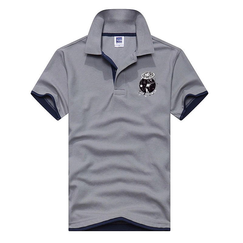 Летние Брендовые мужские рубашки поло с коротким рукавом повседневные хлопковые