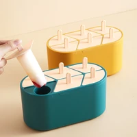 plastic ice cream yogurt popsicle frozen mold maker tray box cube mould cold resistant refrigerator accessories gadgets tools