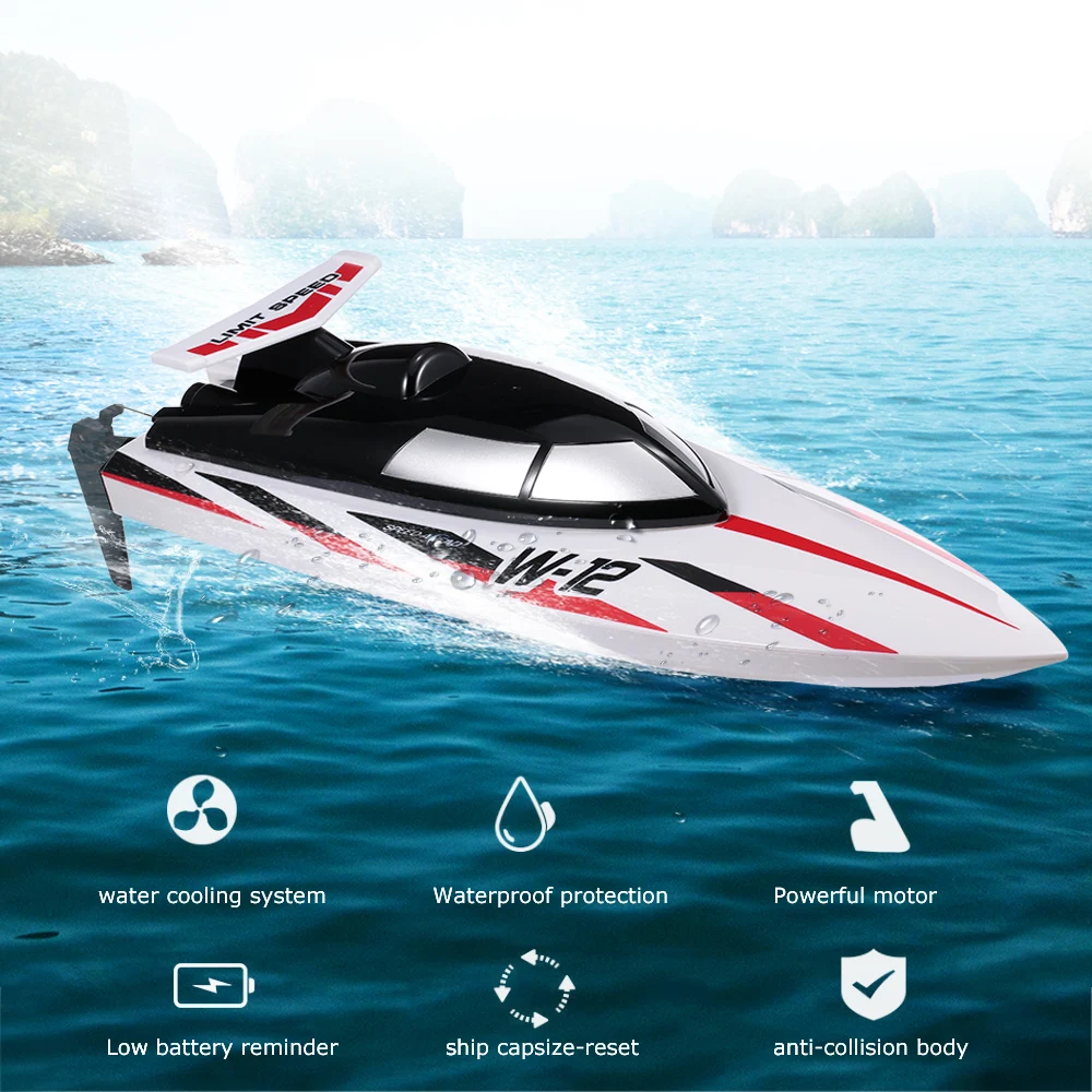 WLtoys WL912 A 2 4G радиоуправляемая гоночная лодка 35 км/ч высокоскоростная 390 защита