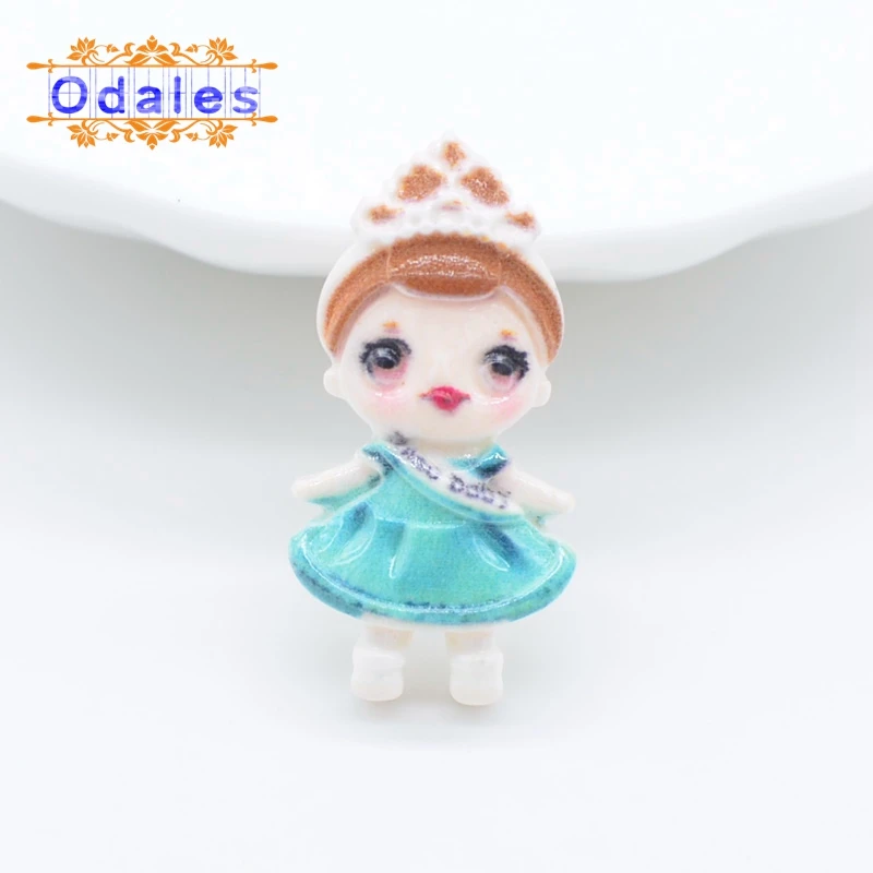 30 шт./лот красивая принцесса волшебный ребенок для ремесел материалы заколки