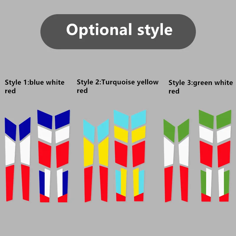 Наклейки READU наклейки для дорожного велосипеда трехцветные декоративные на