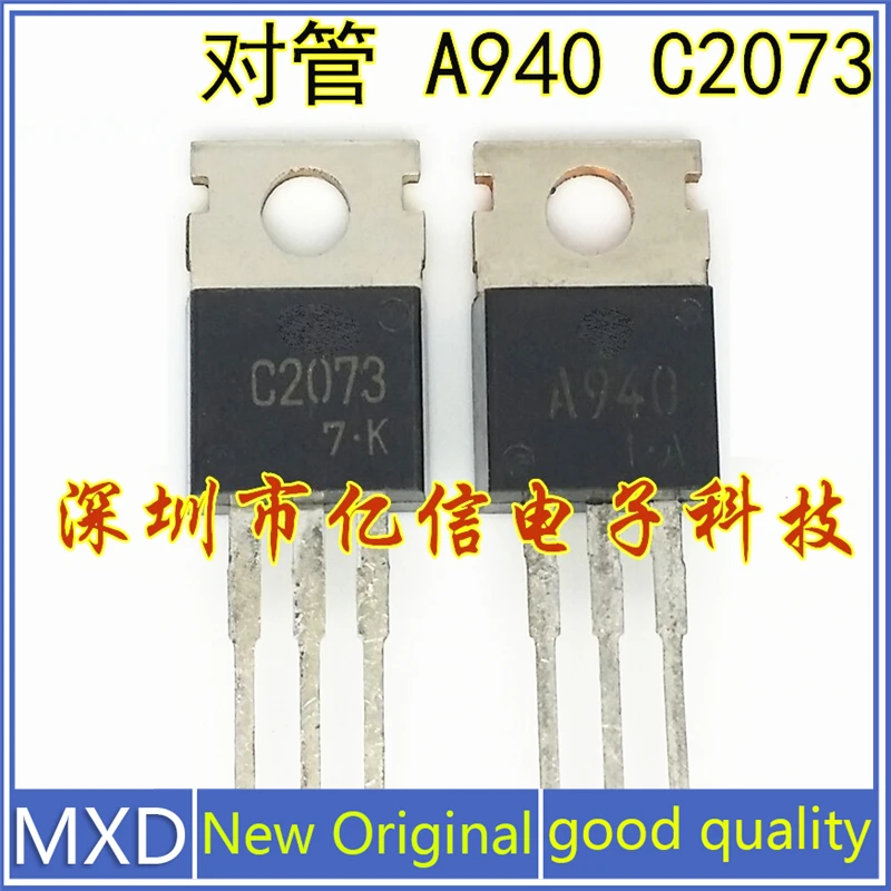 5 шт./лот новая Оригинальная импортная пара труб 2SA940 A940 2SC2073 C2073 пара из 3 юаней хорошего качества