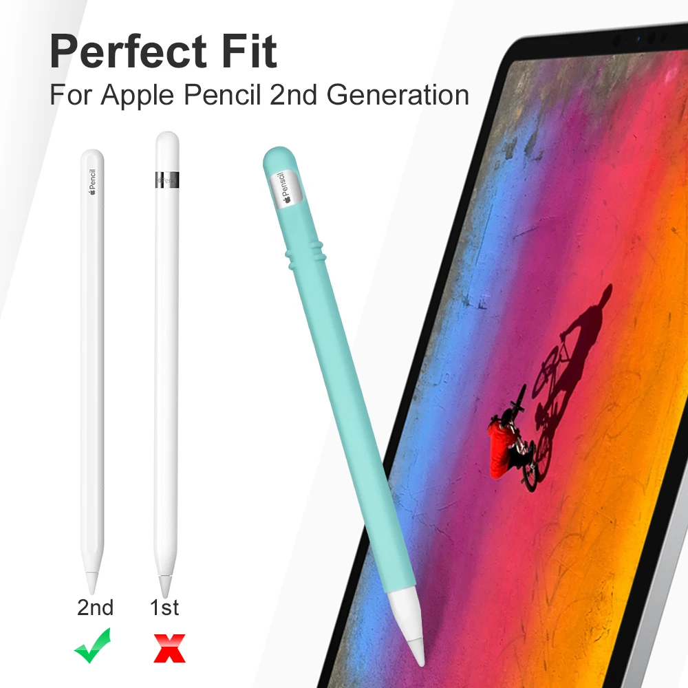 Новый мягкий силиконовый чехол защитный оболочка для Apple Pencil 2 Touch Pen 2018|Чехлы