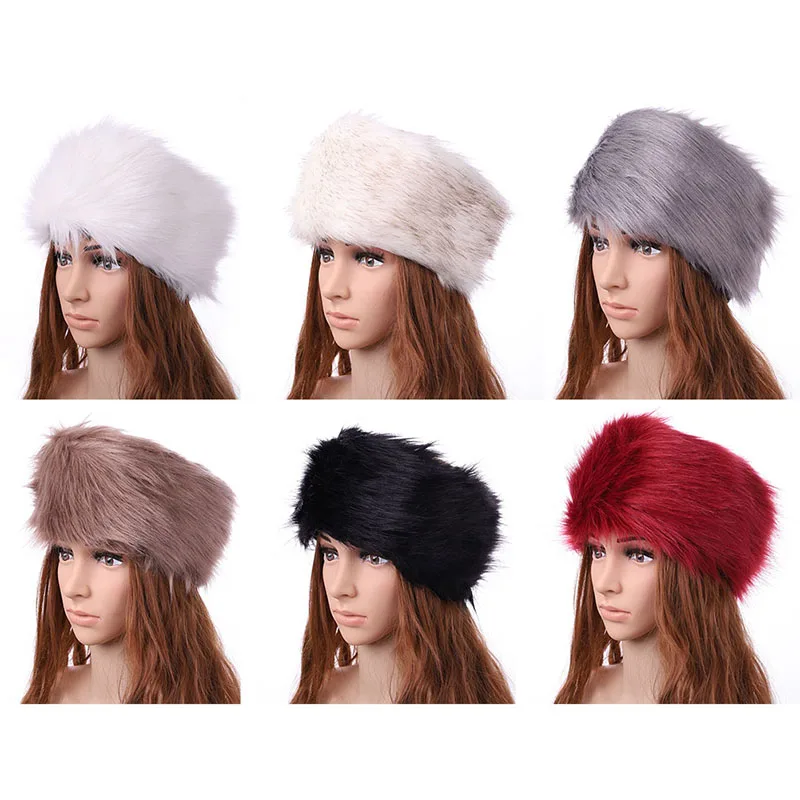 Женская меховая шапка русская зимняя Толстая теплая бомбер с ушками из