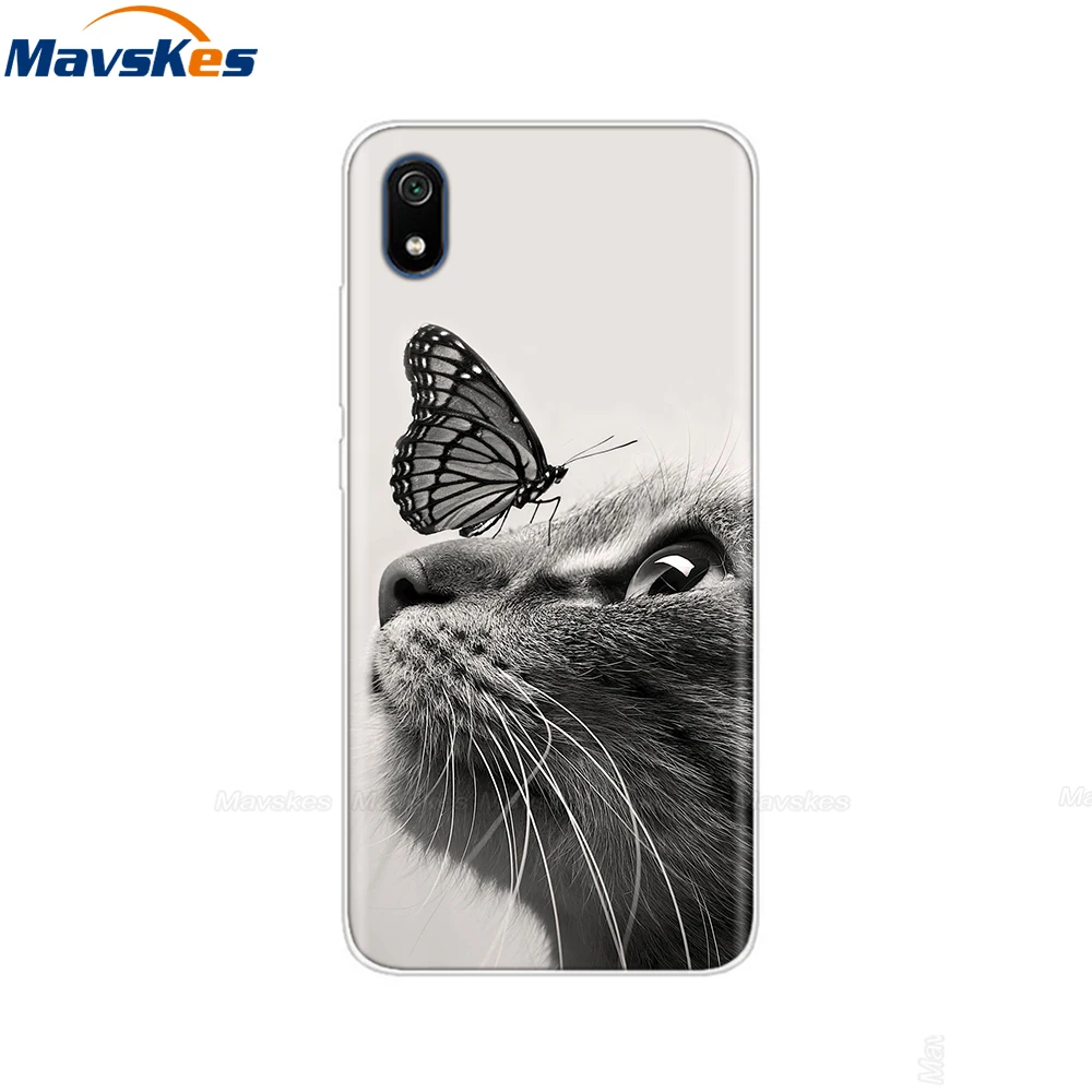 Мягкий чехол из ТПУ для Xiaomi Redmi 7A, чехол для Xiaomi Redmi 6A, милый силиконовый чехол для телефона, для Redmi 4A Redmi5A Coque