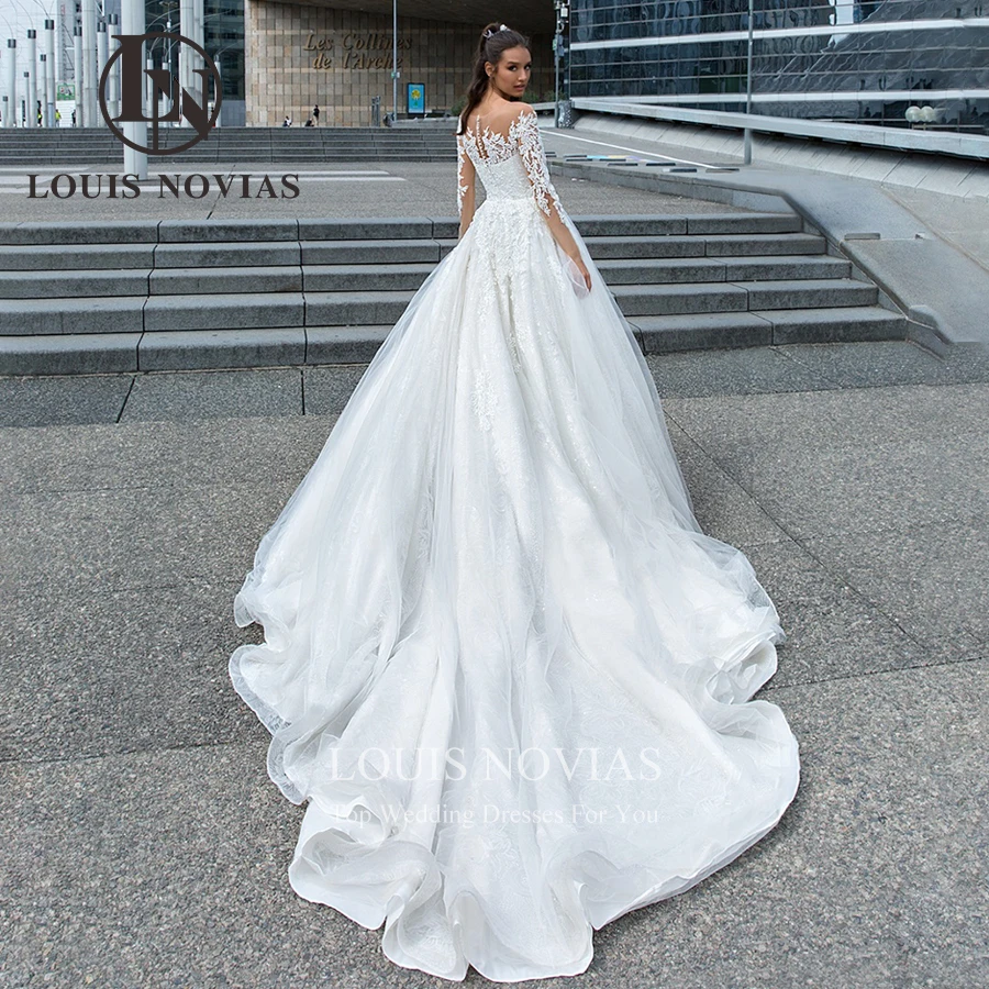 Женское свадебное платье с вышивкой LOUIS NOVIAS черное ТРАПЕЦИЕВИДНОЕ ПЛАТЬЕ С