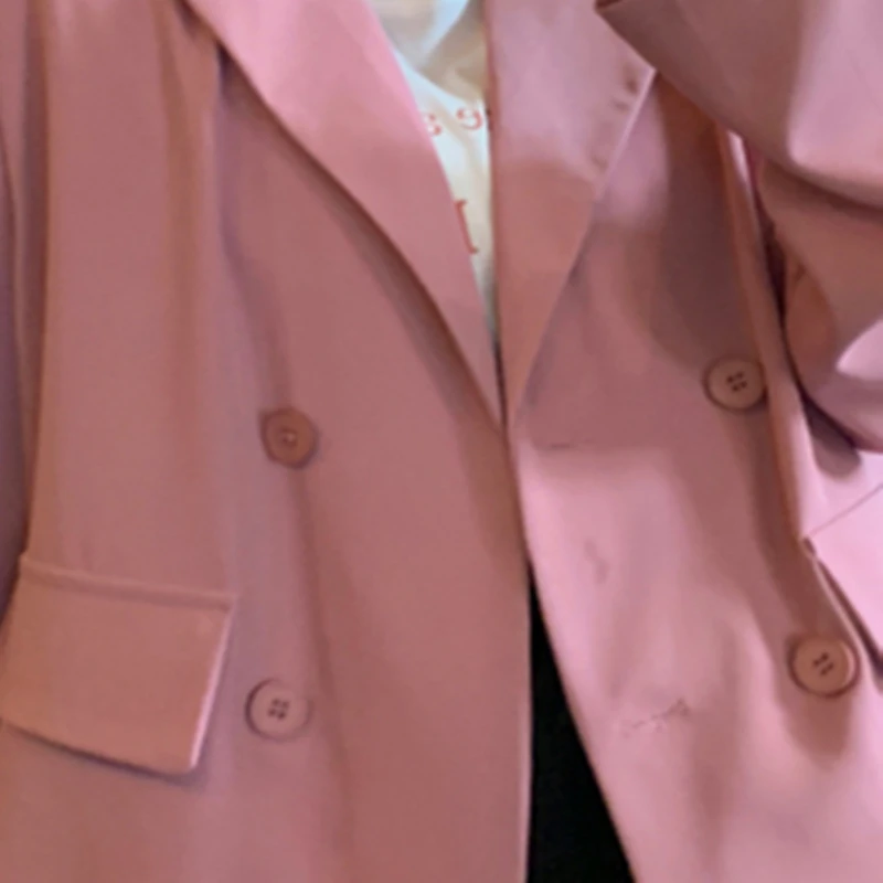 Summer 2021 New Ladies Blazer Three-dimensional Multi-casual Three Quarter Loose Jacket Notch Ladies Wild Jacket Blazer Office