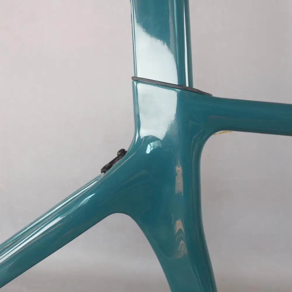 Краска на заказ новый аэродизайн все черные цвета карбоновая рама для дорожного