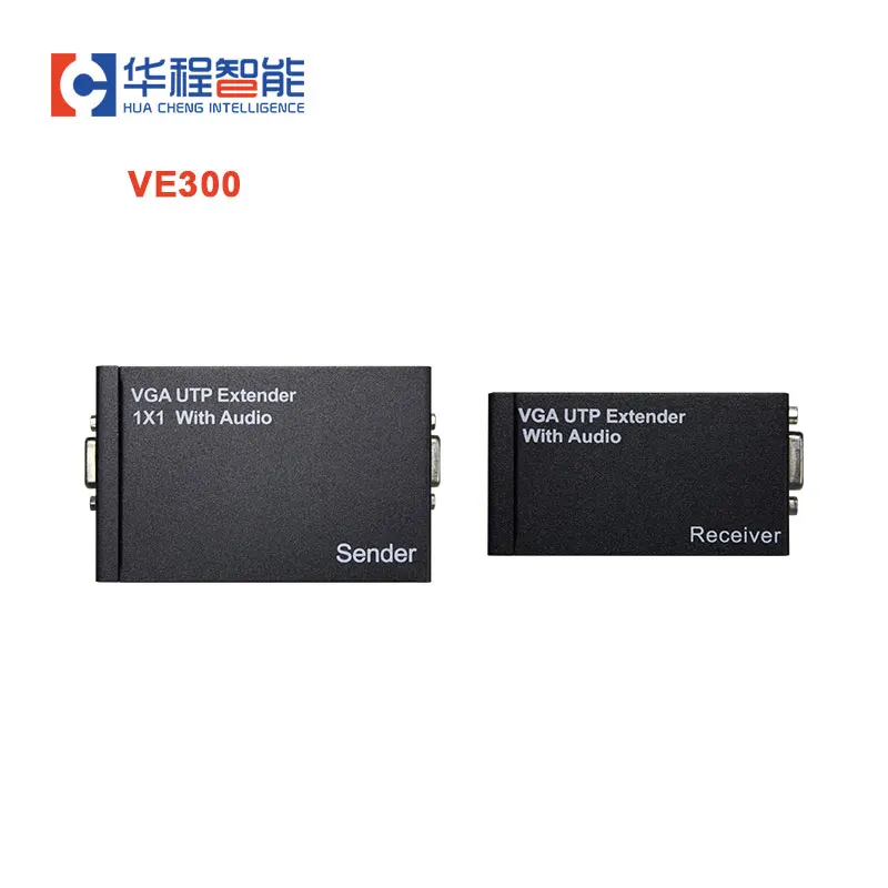 

Ретранслятор кабеля AMS-VE300 VGA Cat5e Cat6 300 м, адаптер UTP, усилитель сигнала потока для светодиодной видеосети, ноутбука, Конференции