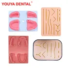 2022 хирургическая Магнитная подушечка, силиконовая искусственная кожа, материал для тренировок, стоматологический стоматолог, стоматологические раны, модель для практики хирургии