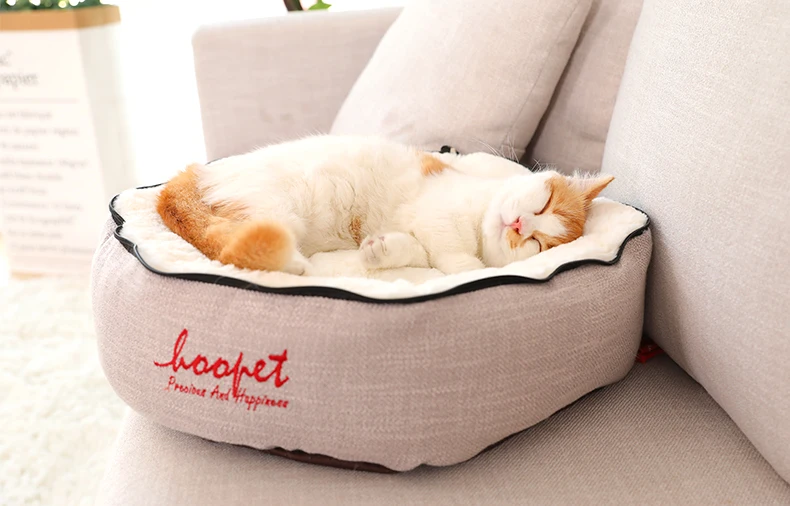 HOOPET Pet Cat Dog теплый удобный домик для щенков мягкая кровать для собак для маленьких собак