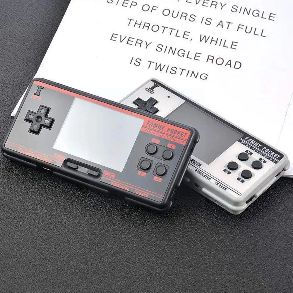 

Hand-held Gaming Device FC3000 V2 Classic Video Game Support Output Built 16G AV NTSC In 5000 Portable Format Games Console U5Z6