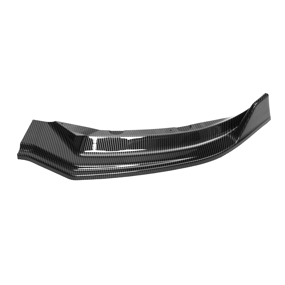 

3PCS Black Carbon Fiber Look Front Lip Bumper Spoiler Splitter Body Kit Protector Guard For Tesla Model 3 2016-2019 Car Styling