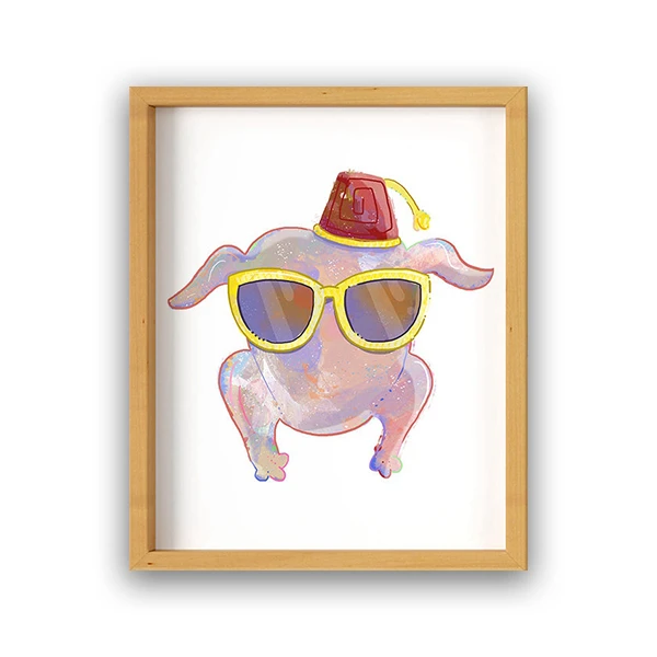 

Друзья ТВ шоу постер классический акварельный рисунок