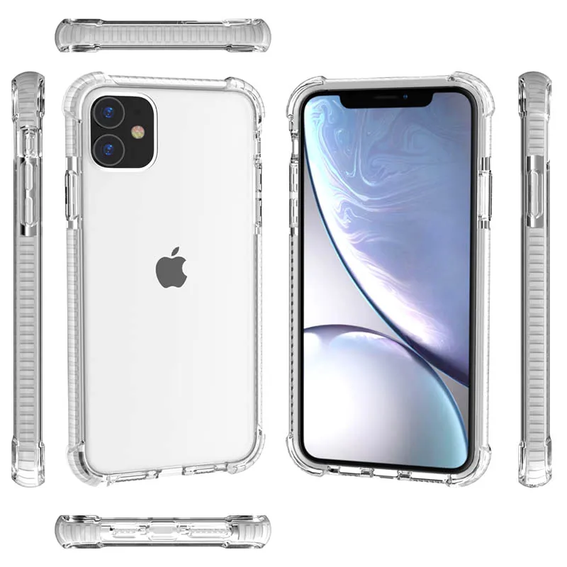 Для iPhone 11 чехол 5,8 дюймов 6,1 дюймов 6,8 дюймов гибридный ударопрочный ТПУ и PC задняя крышка для iPhone XS MAX XR