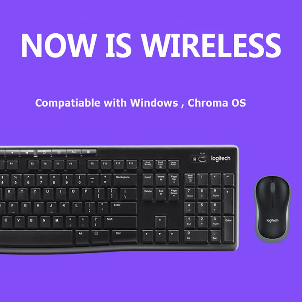 Мышь Logitech MK270 набор клавиатур беспроводная оптическая мышь 2 4G с восемью быстрыми