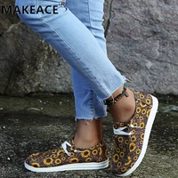 autumn womens single shoes fashion floral cloth shoes soft sole comfortable walking casual shoes spring sports womens shoes