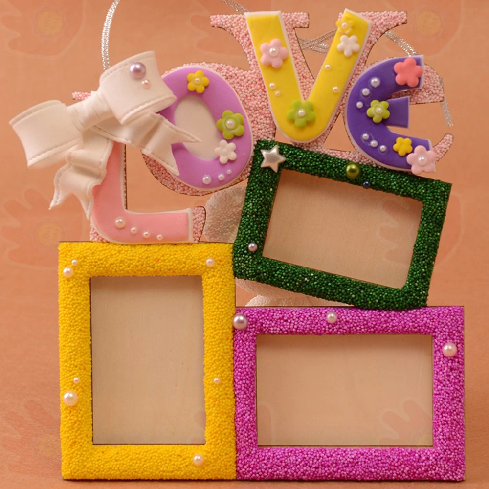 Креативная английская фоторамка с надписью Love Настенная подвесная деревянная